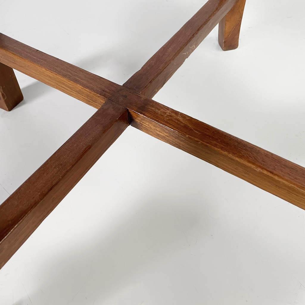 Sedia a pozzetto in legno e paglia, 1930 ca.