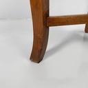 Sedia a pozzetto in legno e paglia, 1930 ca.