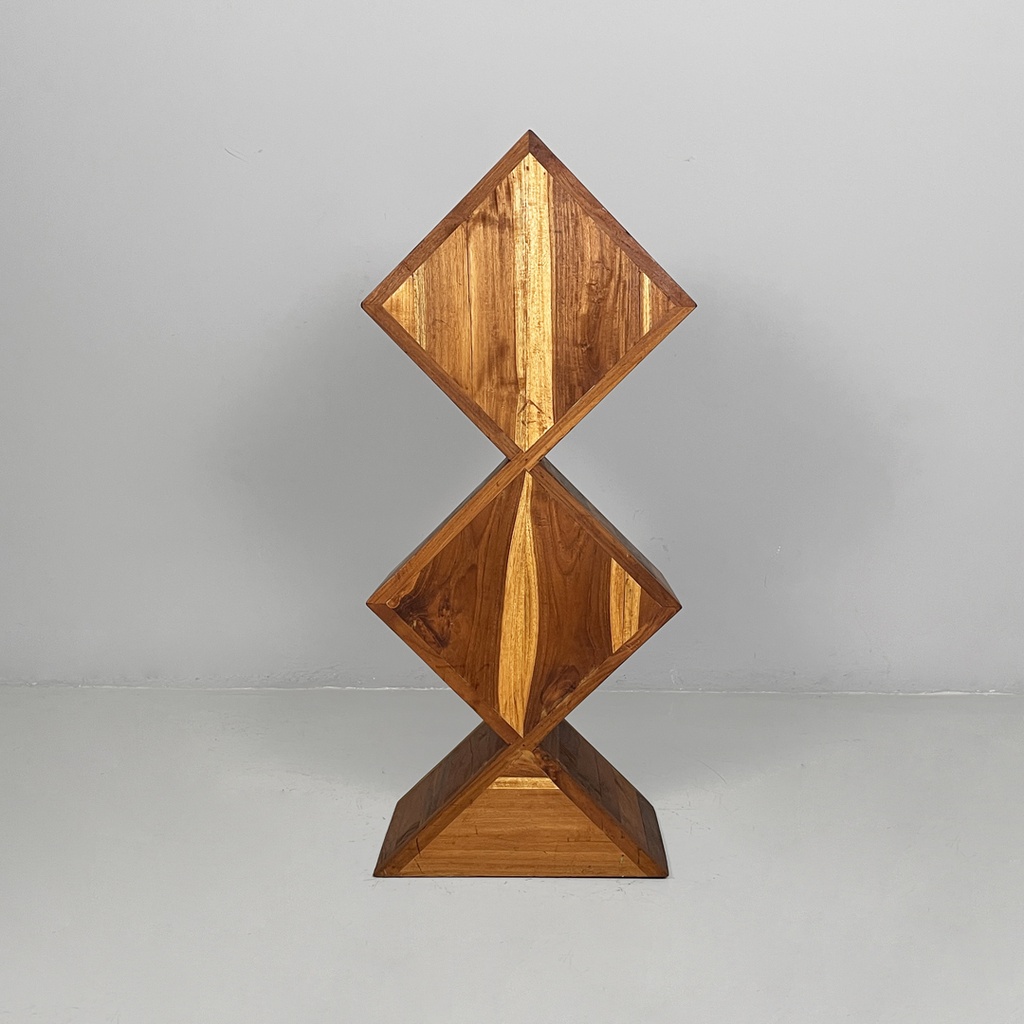 Cassettiera in legno massello, 1980 ca.