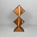 Cassettiera in legno massello, 1980 ca.