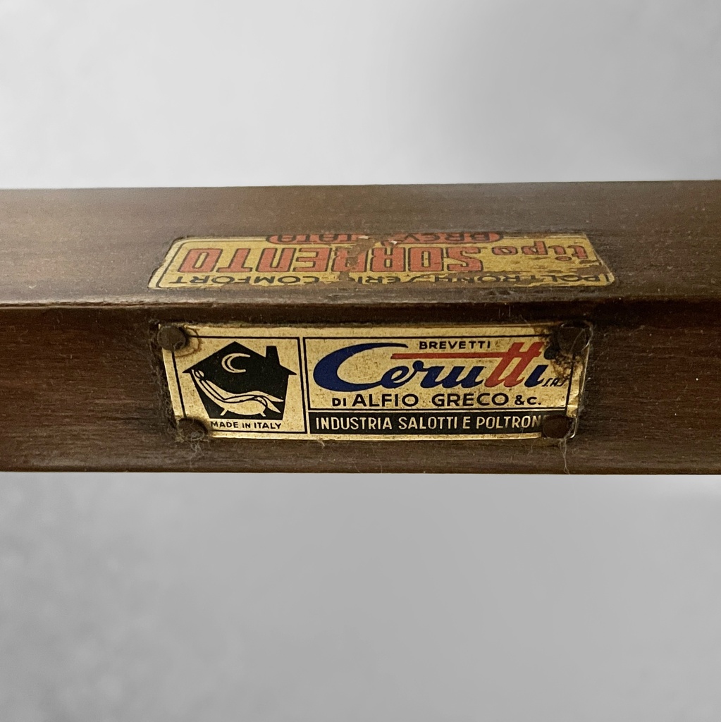 Poltrone Sorrento di Renzo Franchi per Cerutti, 1950 ca.