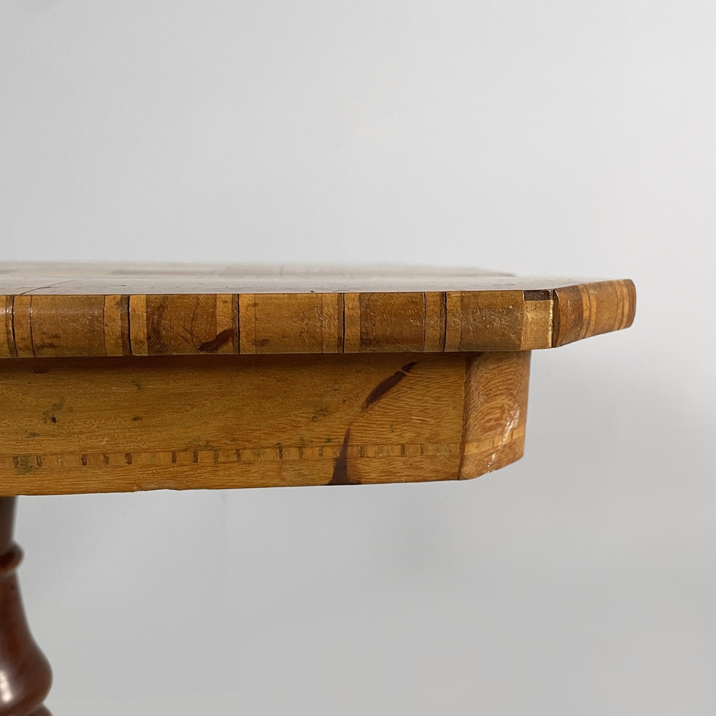 Tavolo scacchiera in legno, 1930 ca.