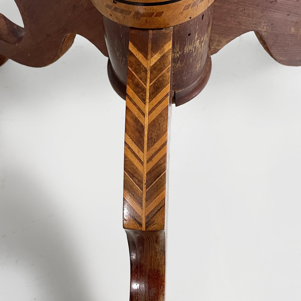 Tavolo scacchiera in legno, 1930 ca.