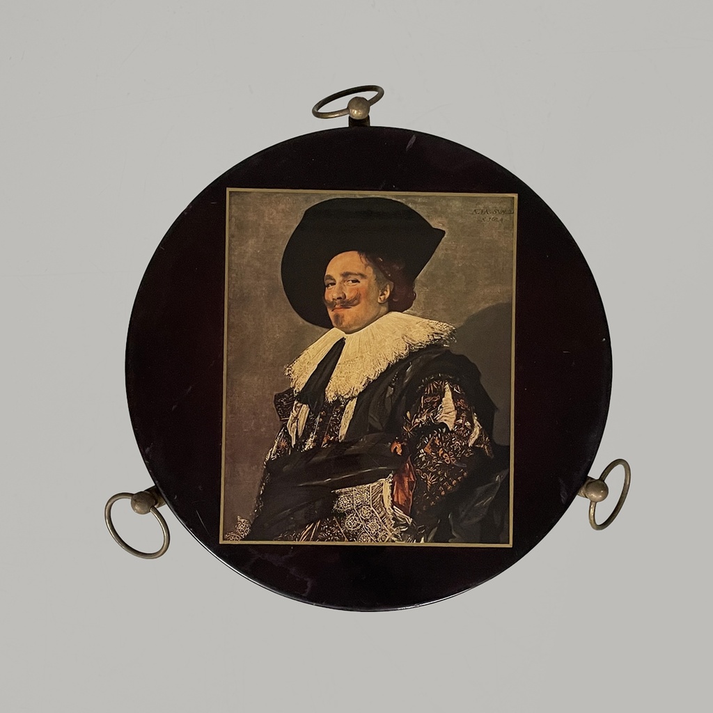 Tavolo da caffè in ottone, 1950 ca. 