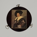 Tavolo da caffè in ottone, 1950 ca. 