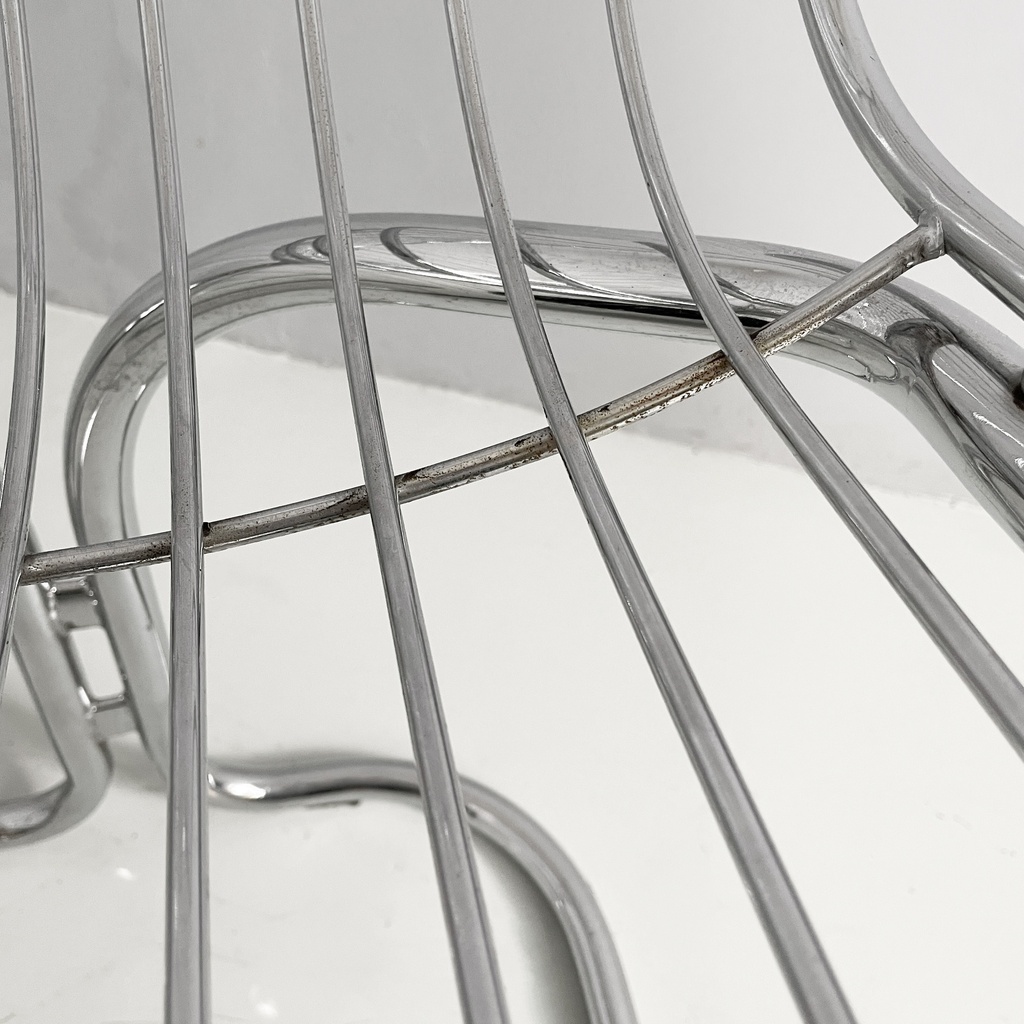 Sedie in acciaio, 1970 ca.