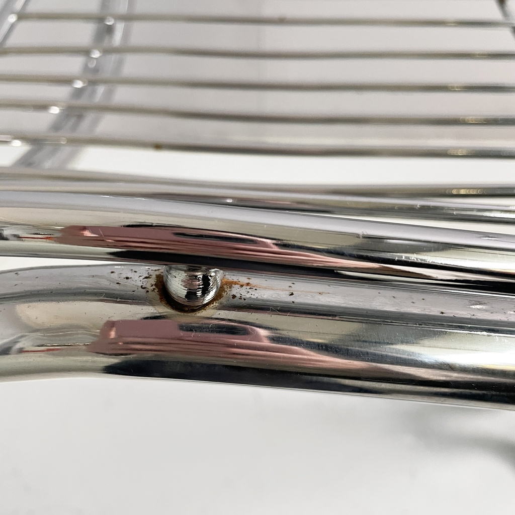 Sedie in acciaio, 1970 ca.