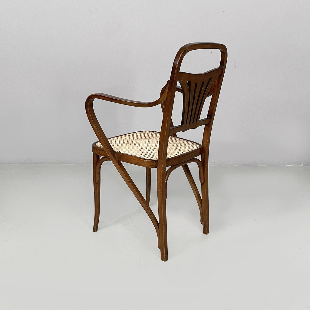 Sedia in paglia e legno, 1930 ca.