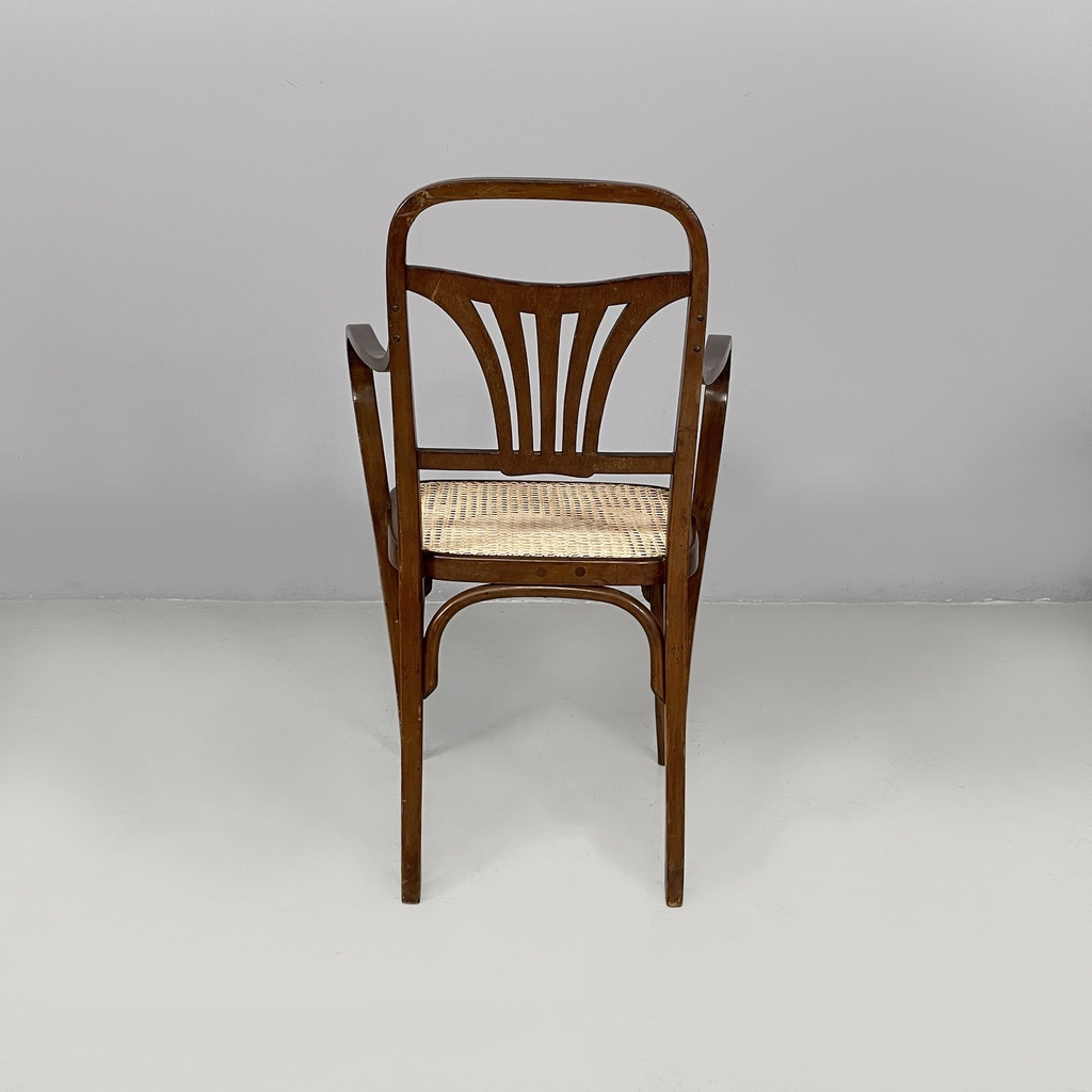 Sedia in paglia e legno, 1930 ca.