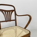 Sedia in paglia e legno, 1930 ca.