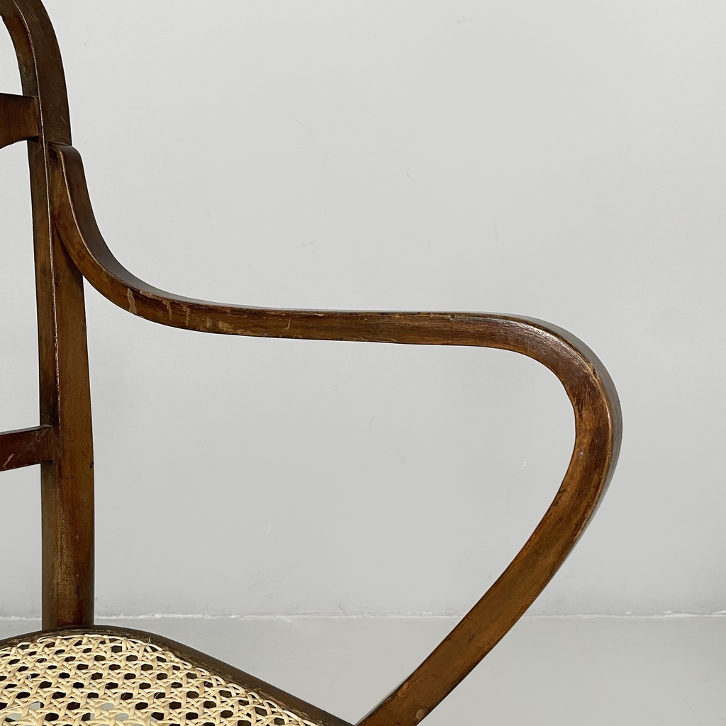 Sedia in paglia e legno, 1930 ca.