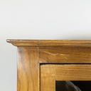 Sideboard con cassetti in legno e vetro, 1940 ca.
