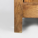 Sideboard con cassetti in legno e vetro, 1940 ca.