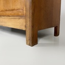 Sideboard con cassetti in legno e vetro, 1940 ca.