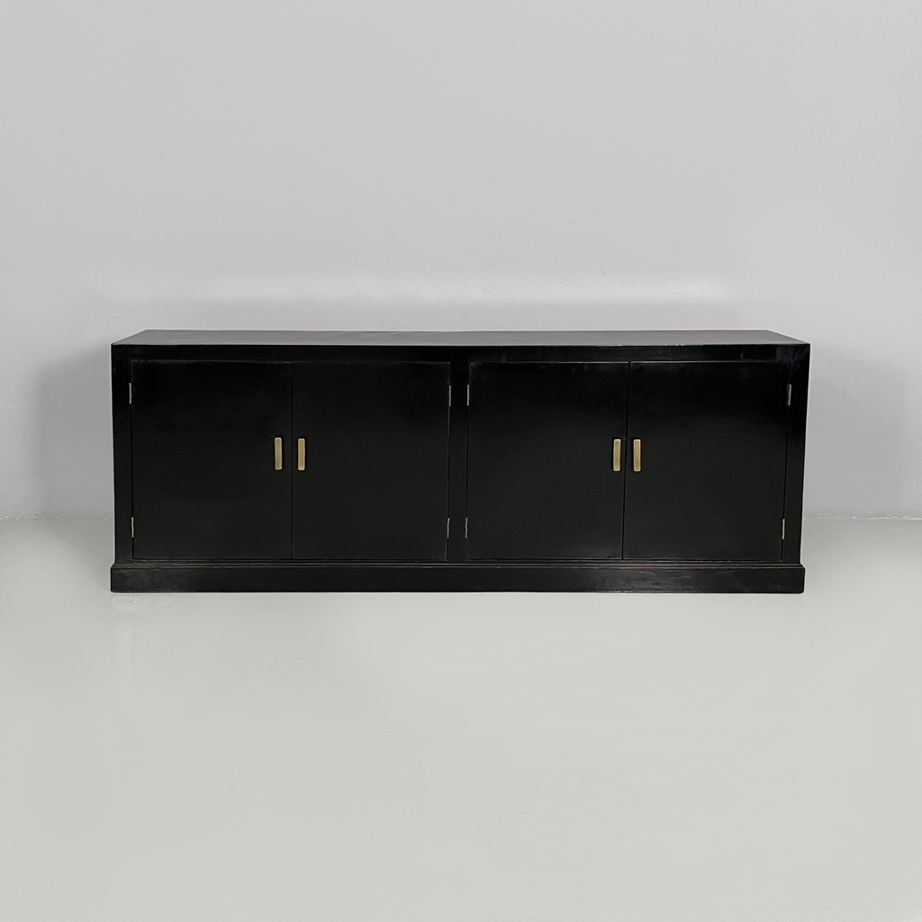 Sideboard in legno nero, 1930 ca.