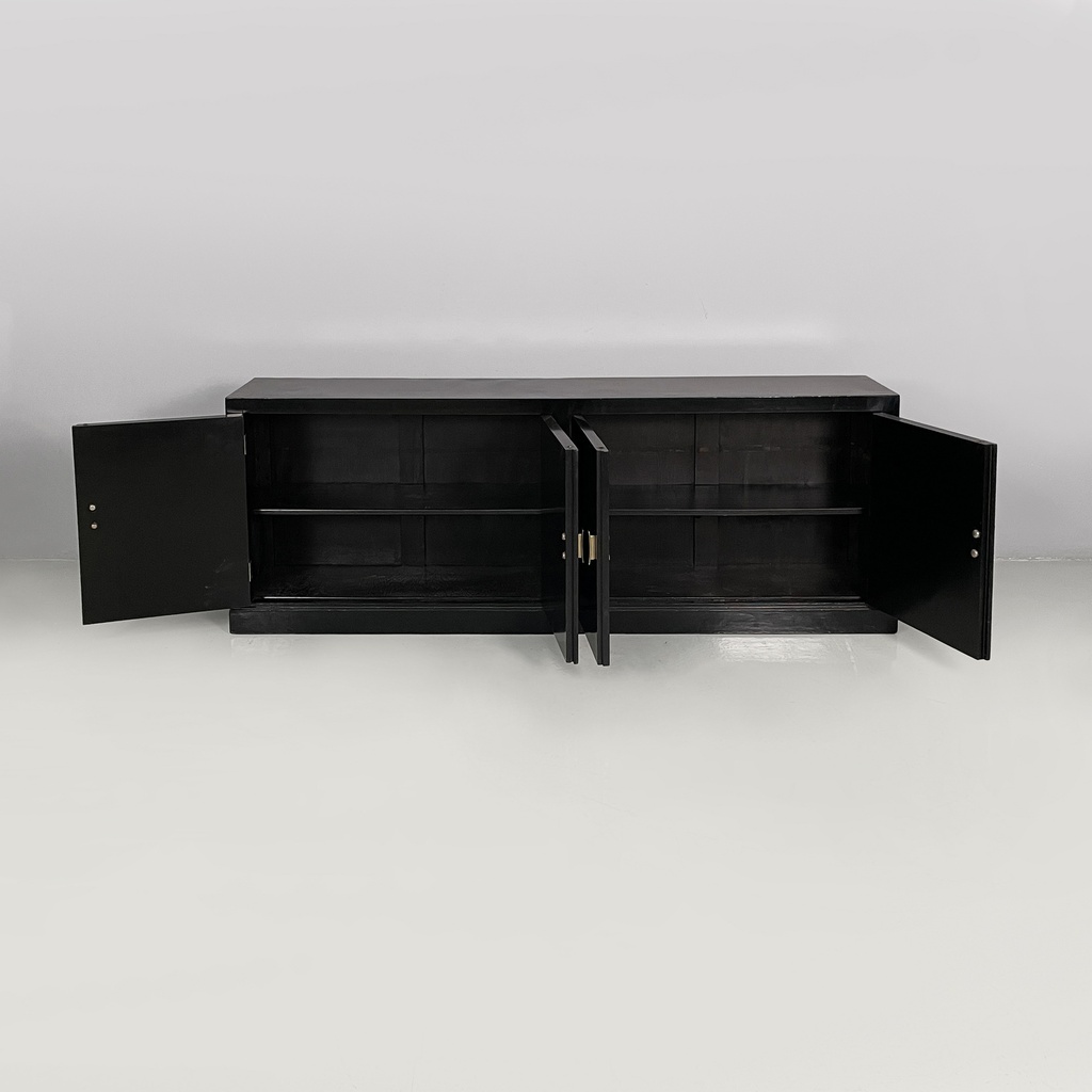Sideboard in legno nero, 1930 ca.