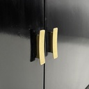 Sideboard in legno nero, 1930 ca.