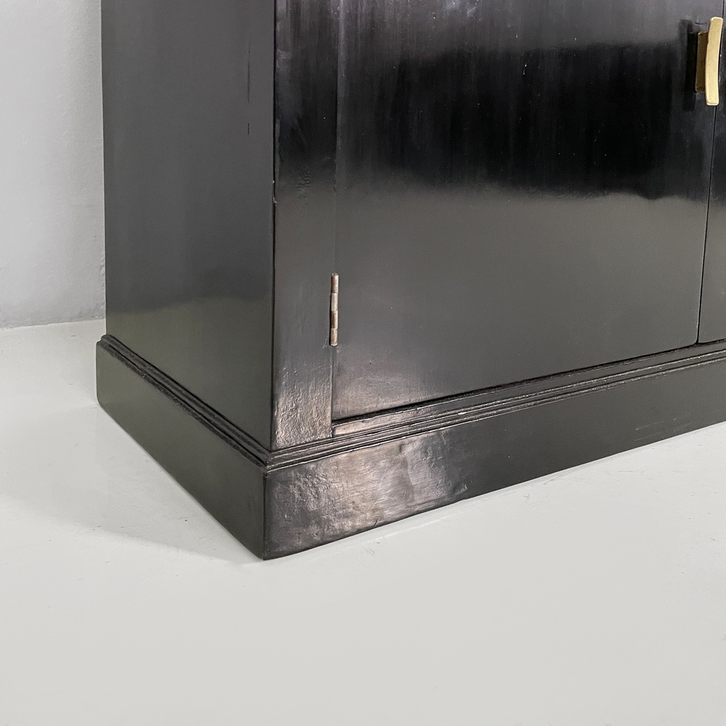 Sideboard in legno nero, 1930 ca.