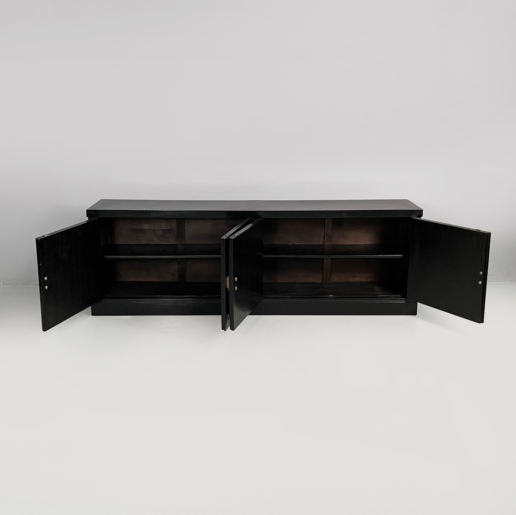 Sideboard in legno nero, 1930 ca.