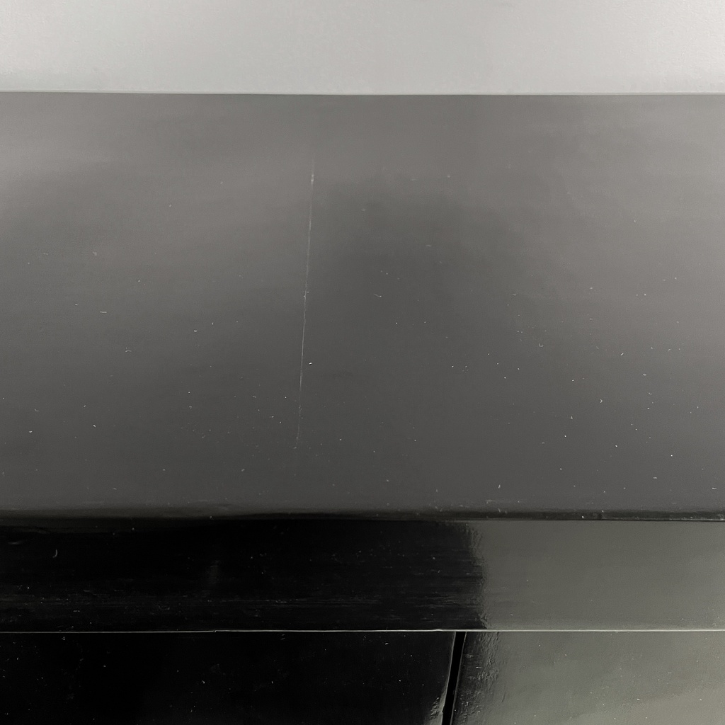 Sideboard in legno nero, 1930 ca.