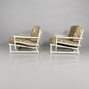 Poltrone di Lyda Levi per McGuire Company,  1970 ca.