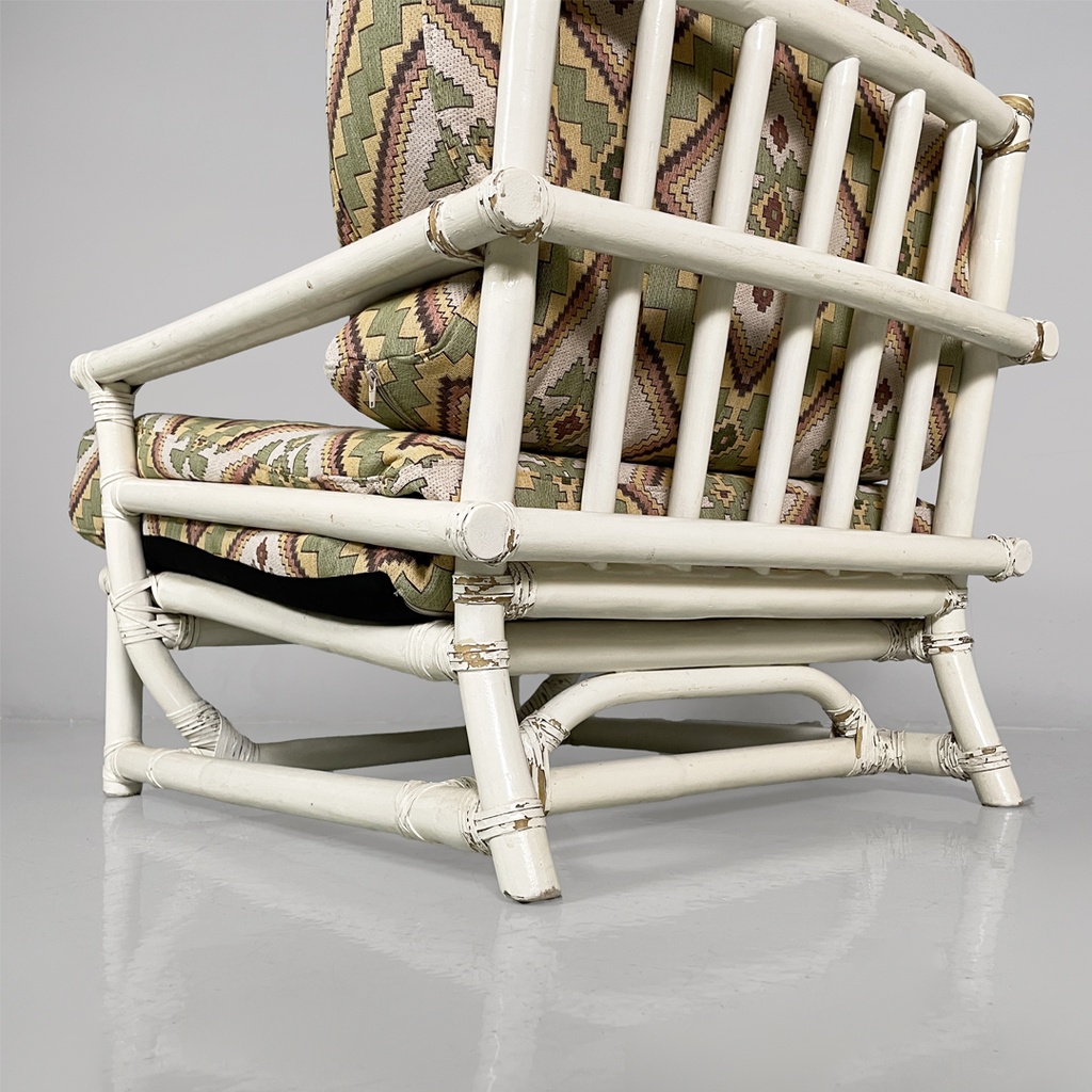 Poltrone di Lyda Levi per McGuire Company,  1970 ca.