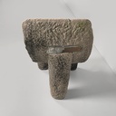 Sgabello in pietra, 1930 ca.