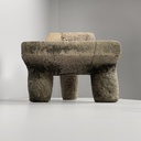 Sgabello in pietra, 1930 ca.