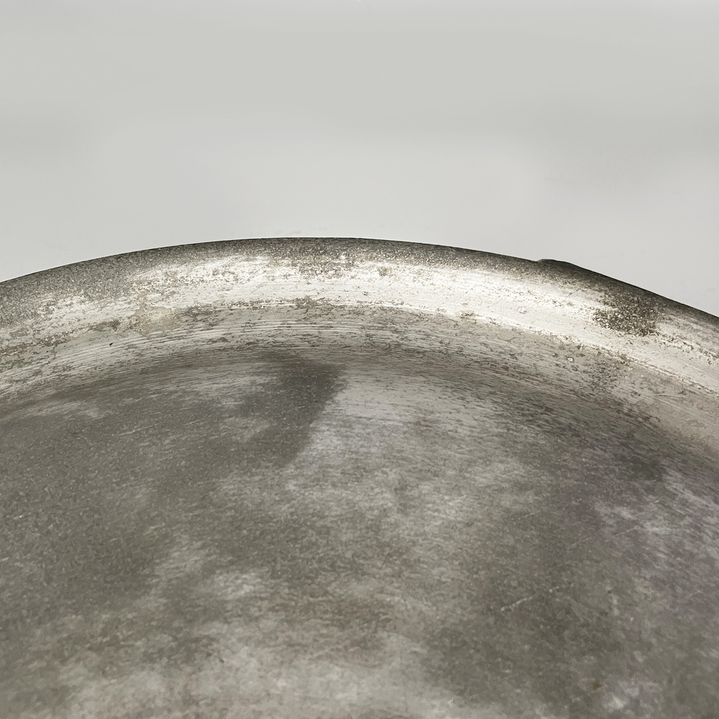 Pentola con coperchio in alluminio, 1930 ca.