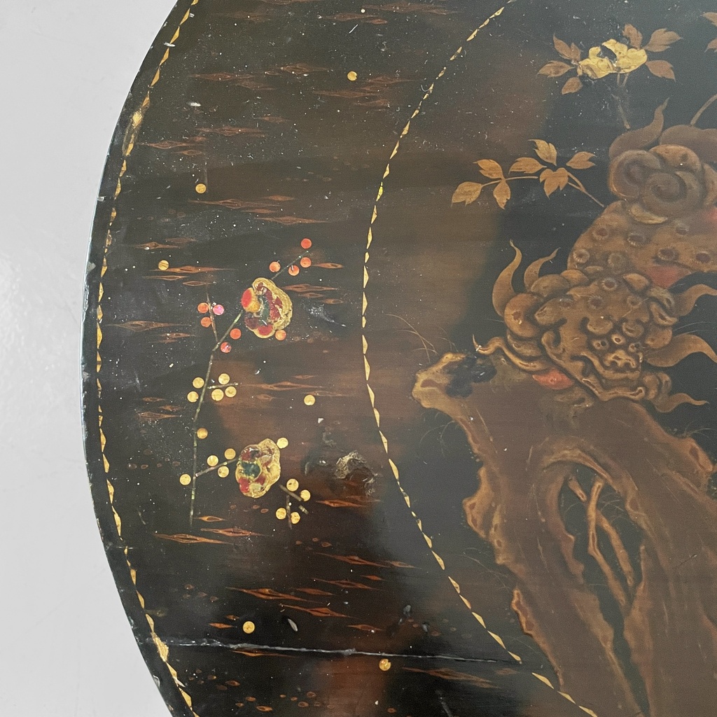 Tavolo da pranzo in legno lavorato, 1930 ca.