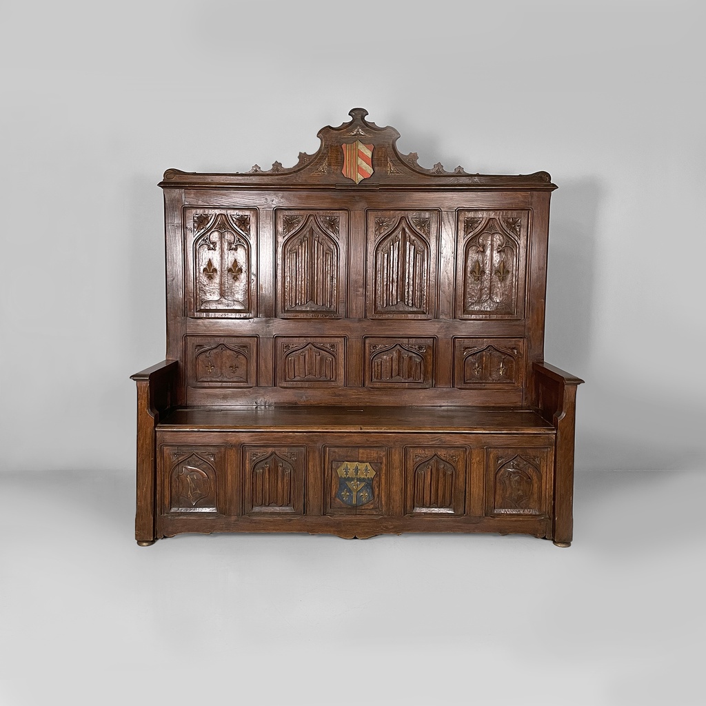 Cassapanca in legno, 1930 ca. 