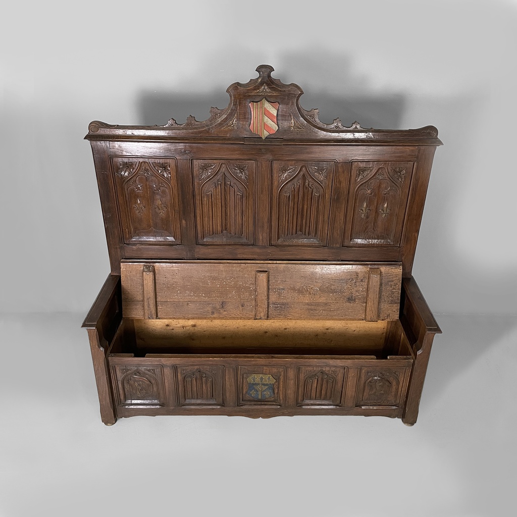 Cassapanca in legno, 1930 ca. 