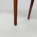 Sedia a pozzetto in legno e tessuto, 1930 ca.