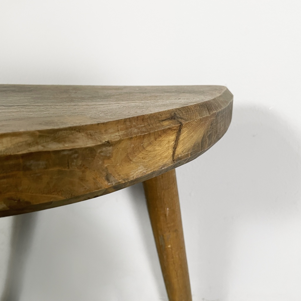 Sgabello da tavolo in legno, 1950 ca.