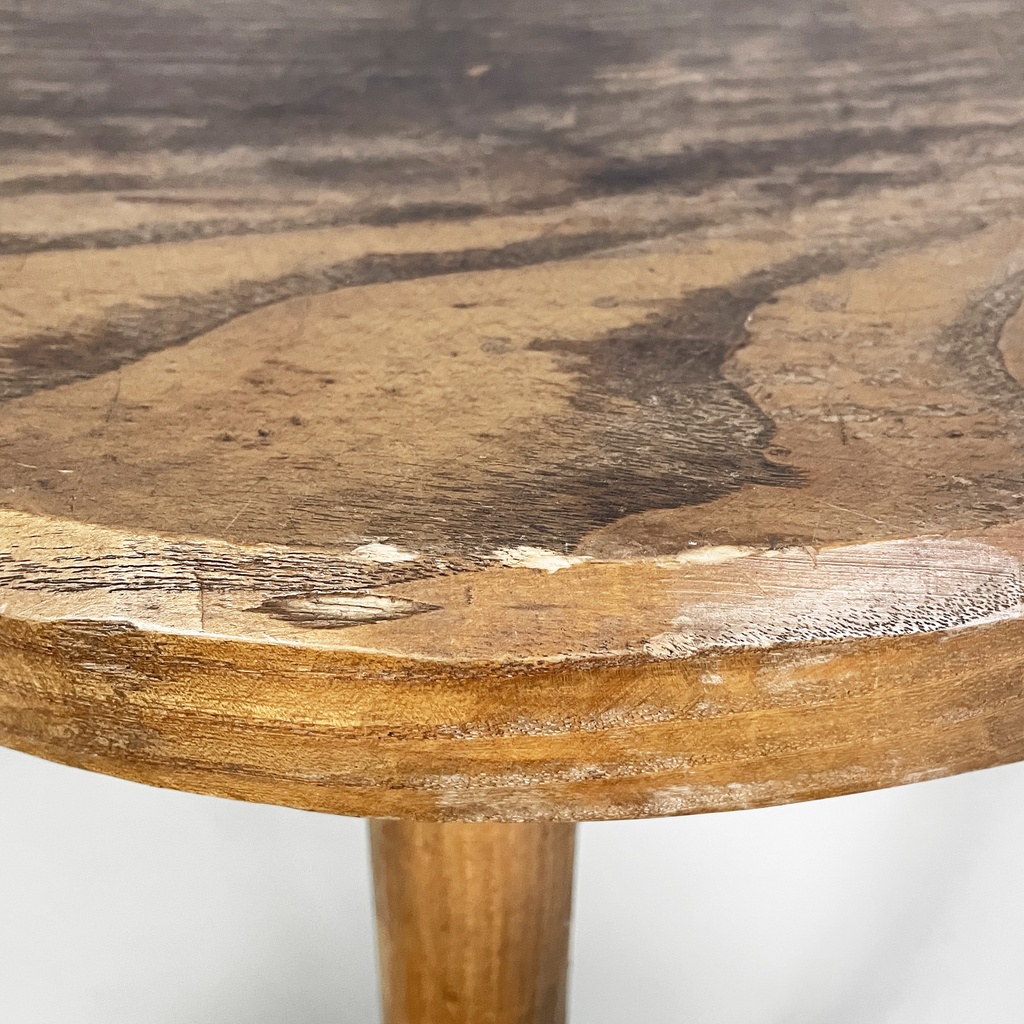 Sgabello da tavolo in legno, 1950 ca.