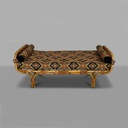 Daybed in rattan, 1960 ca.