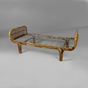 Daybed in rattan, 1960 ca.