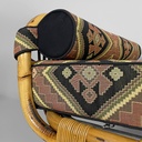 Daybed in rattan, 1960 ca.