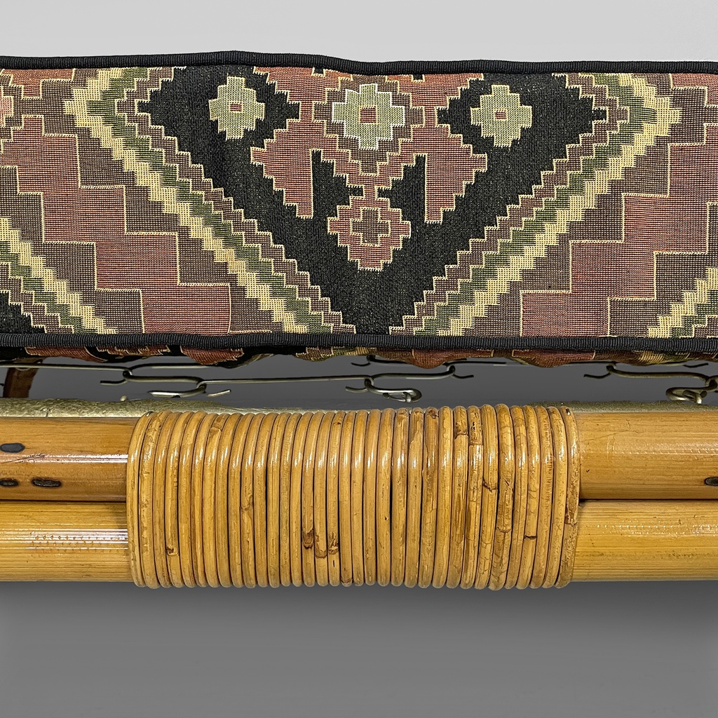 Daybed in rattan, 1960 ca.