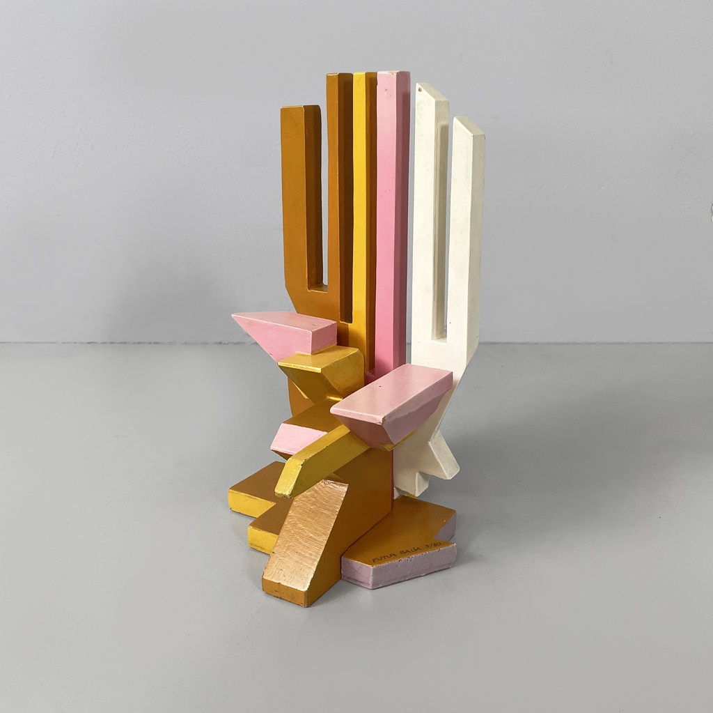 Scultura Portacarte Futur Balla, 1980 ca.
