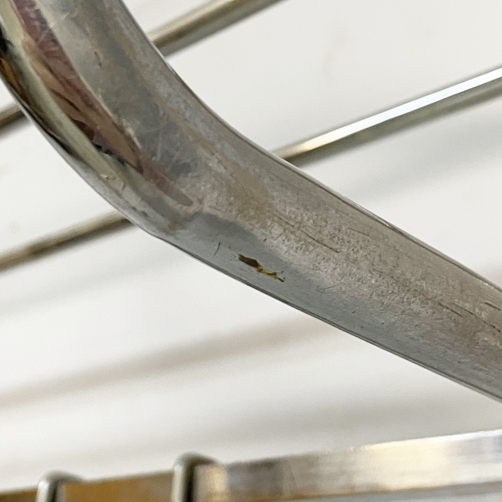 Appendiabiti con cappelliera in metallo, 1940 ca.