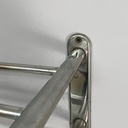 Appendiabiti con cappelliera in metallo, 1940 ca.