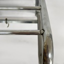 Appendiabiti con cappelliera in metallo, 1940 ca.