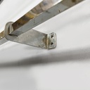 Appendiabiti con cappelliera in metallo, 1940 ca.