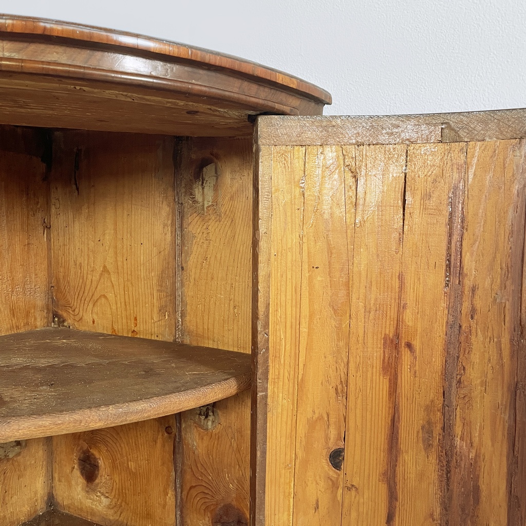 Consolle angolare in legno, 1940 ca.