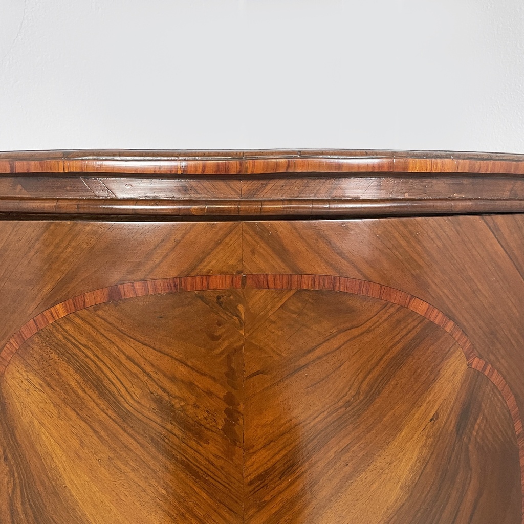 Consolle angolare in legno, 1940 ca.