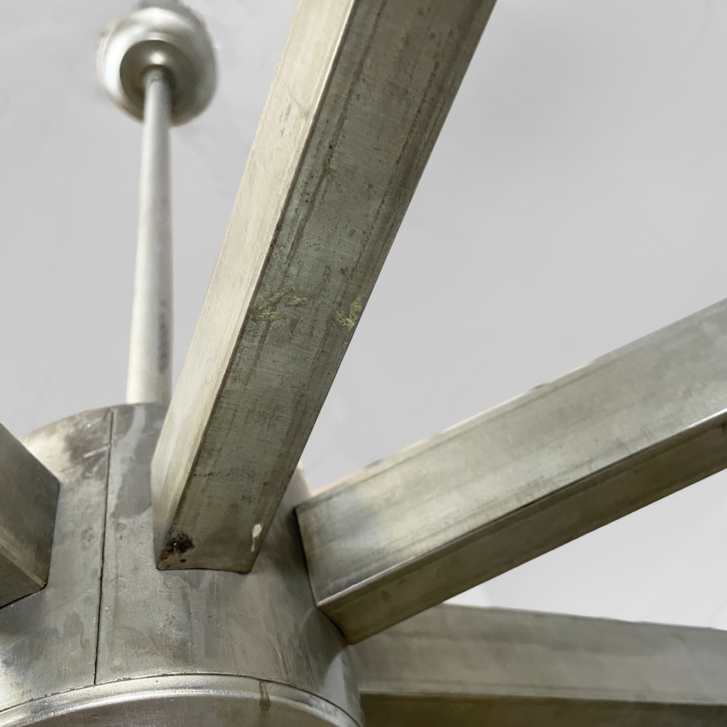 Lampadario in vetro giallo e metallo, 1930 ca.