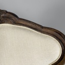 Poltrone in legno e tessuto bianco, 1930 ca.