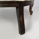 Poltrone in legno e tessuto bianco, 1930 ca.