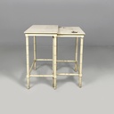 Tavoli da caffè in legno bianco, 1940 ca.